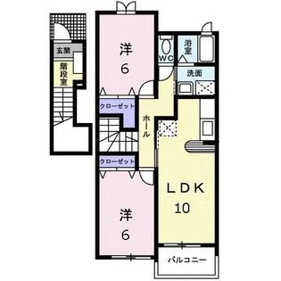 ヴィータ・リベラ国分寺C【2階】の間取り