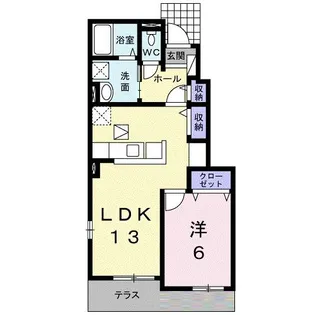 PORTE REGALO Ⅰ【1階】の間取り