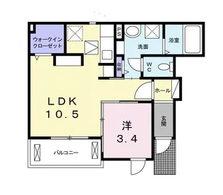 グランデ シーナⅢ【1階】の間取り