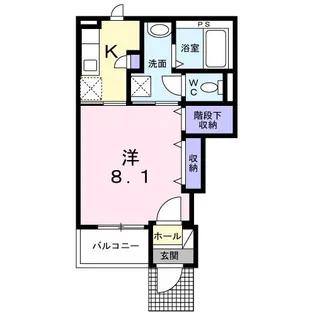 ブライトエフ【1階】の間取り