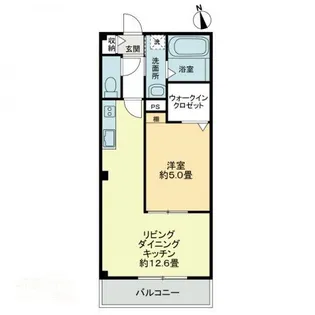 エレガンテ瓦町【2階】の間取り