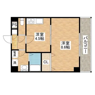 ヒルズ楓【3階】の間取り