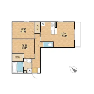 グラン・フォレ【1階】の間取り