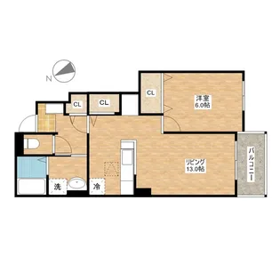 ブローテ【1階】の間取り