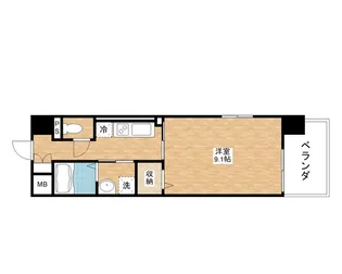 シャロミエール【5階】の間取り