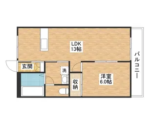 グランドール野洲【1階】の間取り