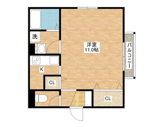 ベルコート木ノ座【1階】の間取り