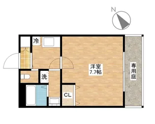 ナウ リヴィエールⅡ【1階】の間取り