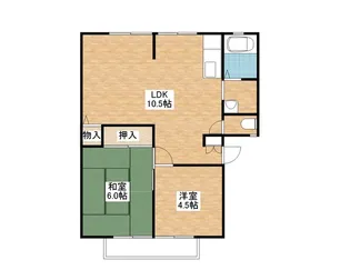 メゾンルイール【1階】の間取り