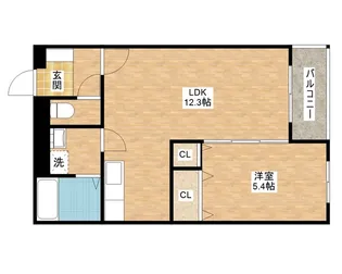 Anesis守山Ⅲ【2階】の間取り