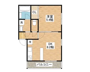 CAグランフィールド【2階】の間取り