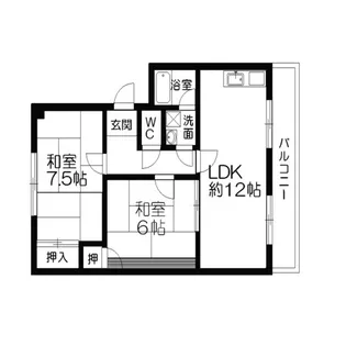 滋賀県野洲市冨波甲【マンション】の間取り