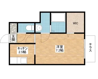 クローバーヒルズ【1階】の間取り