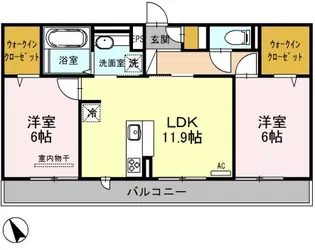 PRATO VERDE (プラート ヴェルデ)【3階】の間取り