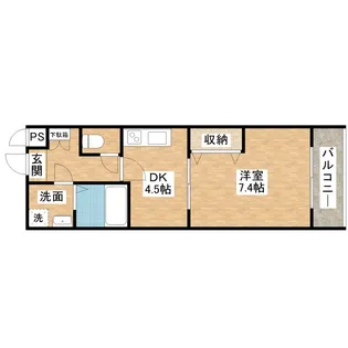 るなそる【6階】の間取り