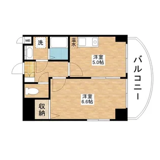 シャインローヤル【8階】の間取り