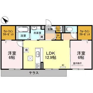 Canal寿 A棟【3階】の間取り