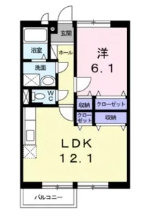 サニーコート守山【2階】の間取り
