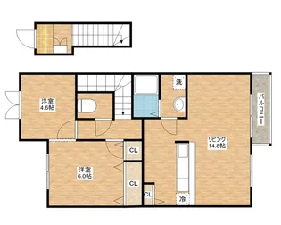 Pronity【2階】の間取り
