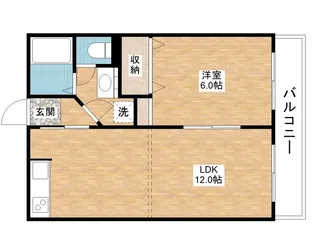 シュペリュール【1階】の間取り