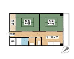 メゾン近江富士【4階】の間取り