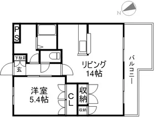 フォレストガーデン【2階】の間取り