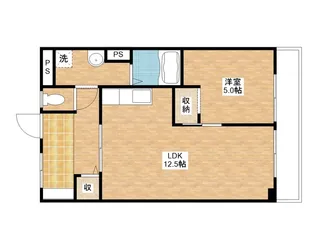 パンセハイツ近江【3階】の間取り