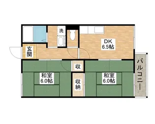 クワトルセゾン【1階】の間取り