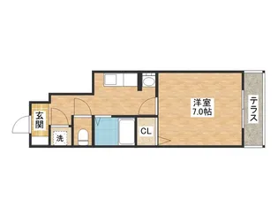 アメニティハウス・サノ【1階】の間取り