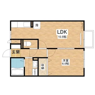 ベルコート木ノ座【2階】の間取り