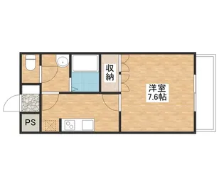 エターナル K・T【1階】の間取り