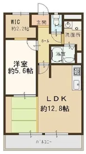 パンセハイツ近江【3階】の間取り