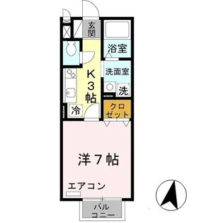 グランシャリオ【2階】の間取り