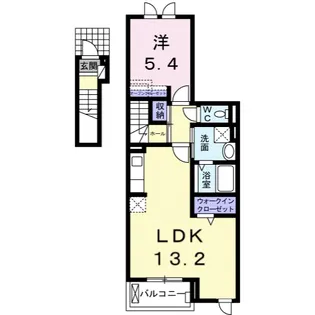 ベル・カーサ【2階】の間取り