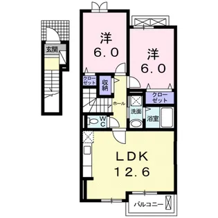 フォレスタ【2階】の間取り