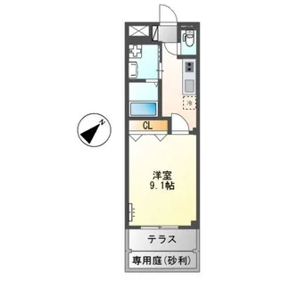 プライム オーク【1階】の間取り