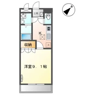 ヒルズ ココ【1階】の間取り