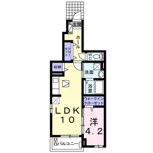 シンシアR Ⅰ【1階】の間取り