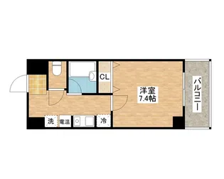 サンクフルネス【4階】の間取り