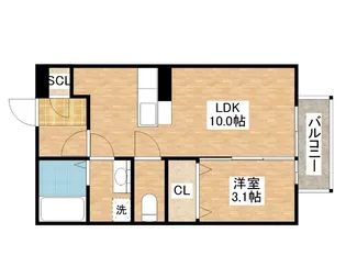 グランシャリオ【1階】の間取り
