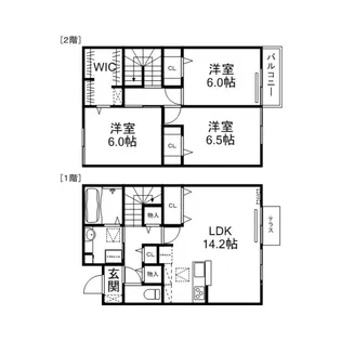 エステートⅢ【1階】の間取り