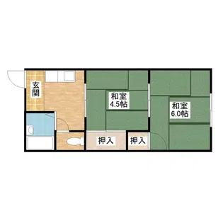 風林荘【1階】の間取り