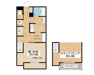 Belle lead悠【1階】の間取り