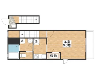 ウエストヴィレッジ【2階】の間取り