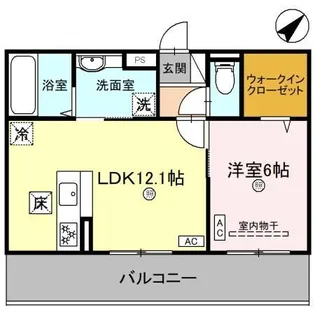 Farouche(ファルーシュ)【1階】の間取り