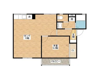 サルドセジュール【1階】の間取り