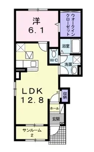 グランアンジュ【1階】の間取り