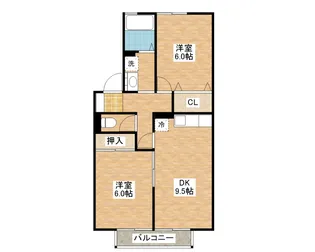 ピアーチェイマイ【2階】の間取り