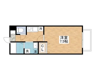 パリオ菅沼B棟【1階】の間取り