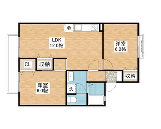 サニーフィールドⅡ【2階】の間取り